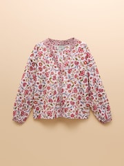 Joules Eloise Provence Floral Button Down Cotton Blouse - Image 10 of 10