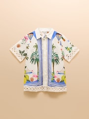 Joules Isobel Multi Crochet Shirt - Image 11 of 11