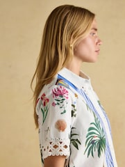 Joules Isobel Multi Crochet Shirt - Image 4 of 11