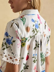 Joules Isobel Multi Crochet Shirt - Image 9 of 11