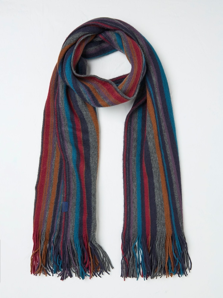 FatFace Multi Stripe Scarf - Image 1 of 2