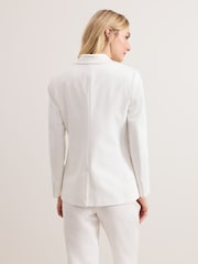 Phase Eight White Ulrica Fitted Suit: Jacket - Image 5 of 6