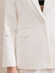 Phase Eight White Ulrica Fitted Suit: Jacket - Image 6 of 6