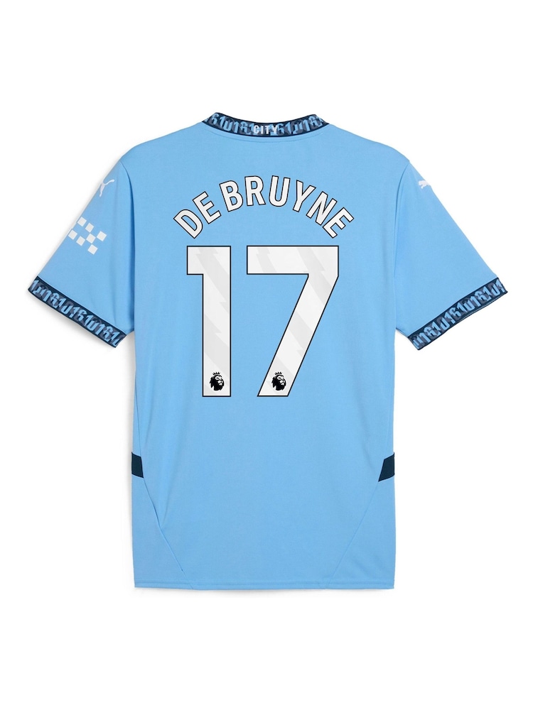 Puma Blue Manchester City Home Shirt 2024-25 - Image 3 of 3 Puma Blue Manchester City Home Shirt 2024-25 - Image 3 of 3