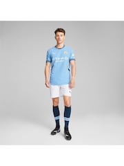 Puma Blue Manchester City Home Authentic Shirt 2024-25 - Image 1 of 9