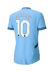 Puma Blue Manchester City Home Authentic Shirt 2024-25 - Image 3 of 3