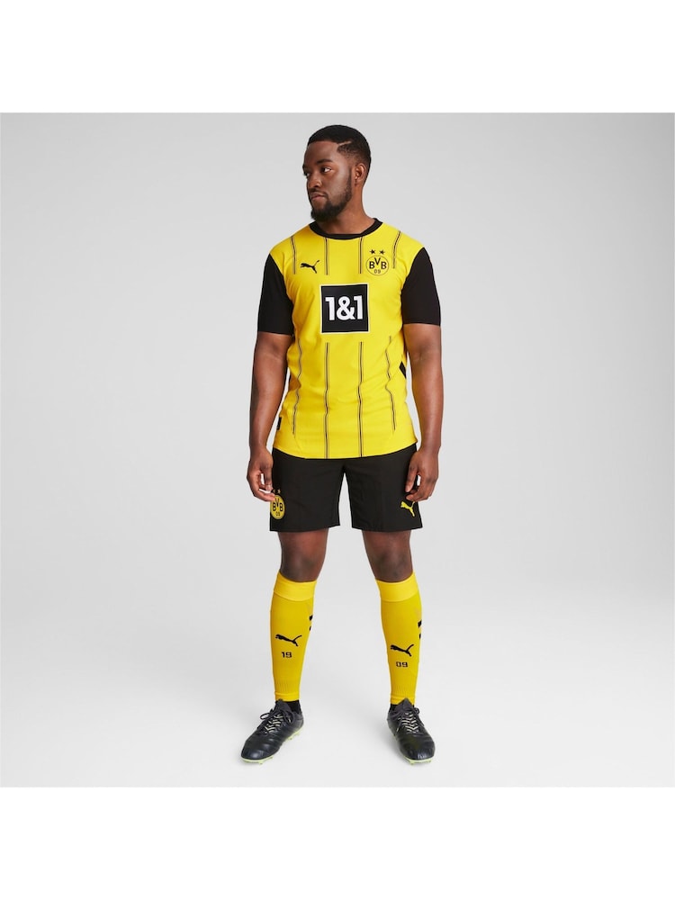 Puma Yellow Borussia Dortmund Home Authentic Shirt 2024-25 - Image 1 of 9