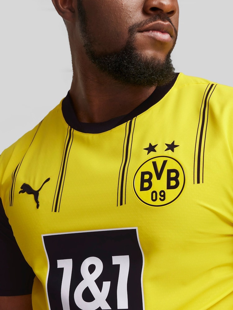 Puma Yellow Borussia Dortmund Home Authentic Shirt 2024-25 - Image 9 of 9