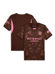 Puma Brown Manchester City Goalkeeper Shirt 2024-25 - Image 5 of 7