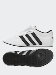 adidas White/Black Tekwen Slip-On Trainers - Image 11 of 12