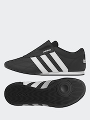 adidas Black/White Tekwen Slip-On Trainers - Image 13 of 13