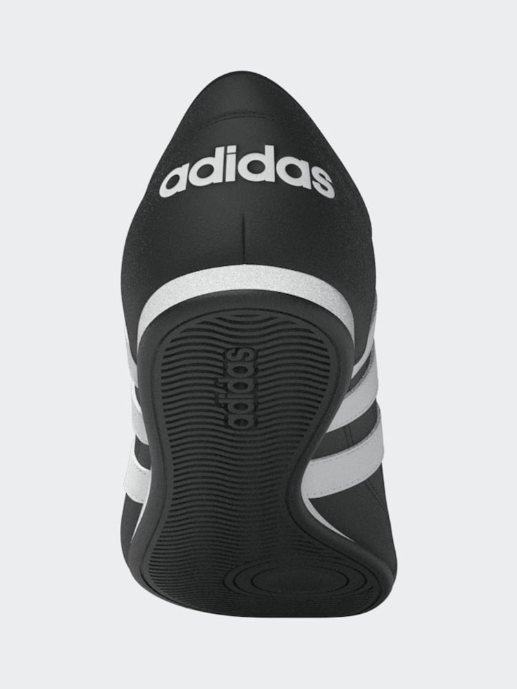 adidas Black/White Tekwen Slip-On Trainers - Image 2 of 13
