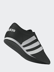 adidas Black/White Tekwen Slip-On Trainers - Image 3 of 13
