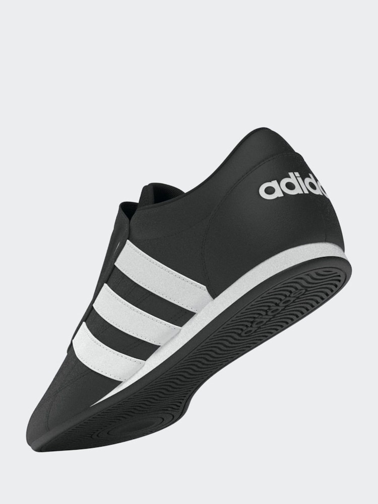 Buy adidas Black/White Tekwen Slip-On Trainers from the Next UK