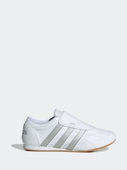 adidas White/Silver Tekwen Slip-On Trainers - Image 1 of 9