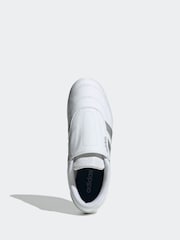 adidas White/Silver Tekwen Slip-On Trainers - Image 6 of 9