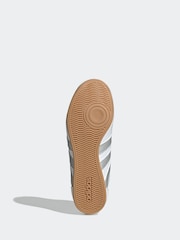 adidas White/Silver Tekwen Slip-On Trainers - Image 7 of 9