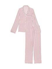 Victoria's Secret Pretty Blossom Stripe Pink Modal Long Pyjama Set - Image 3 of 4