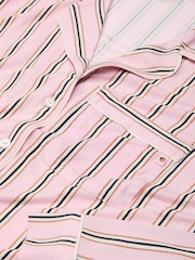 Victoria's Secret Pretty Blossom Stripe Pink Modal Long Pyjama Set - Image 4 of 4