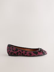 Animal Forever Comfort® Round Toe Leather Ballerina Shoes - Image 7 of 10