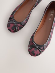 Animal Forever Comfort® Round Toe Leather Ballerina Shoes - Image 8 of 10