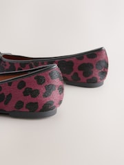 Animal Forever Comfort® Round Toe Leather Ballerina Shoes - Image 9 of 10