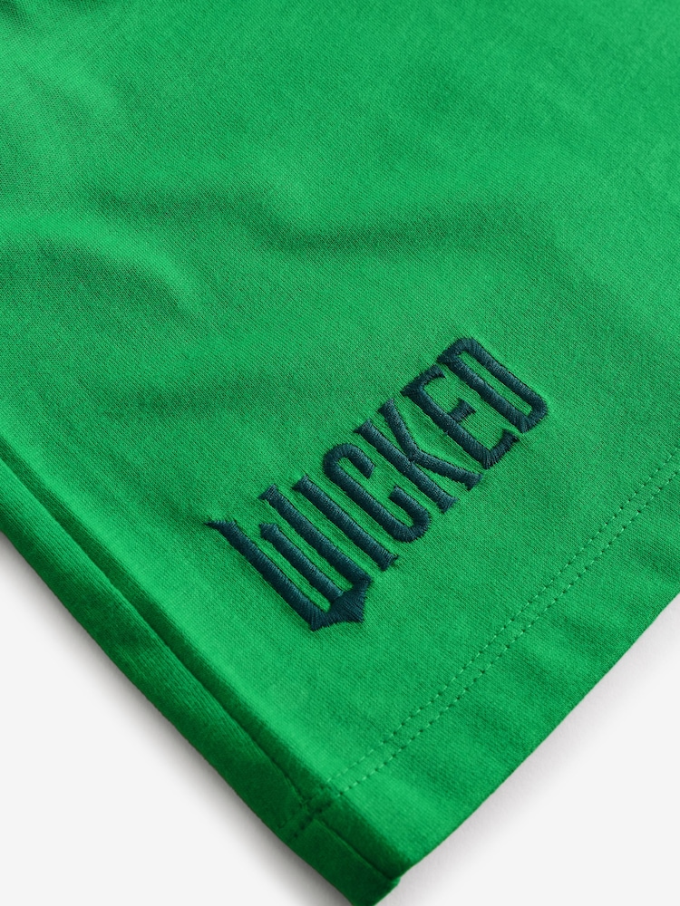 Green Elphaba Wicked 100% Cotton Oversized Night T-Shirt - Image 10 of 10