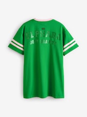 Green Elphaba Wicked 100% Cotton Oversized Night T-Shirt - Image 6 of 10