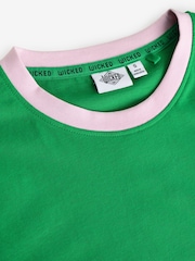 Green Elphaba Wicked 100% Cotton Oversized Night T-Shirt - Image 9 of 10