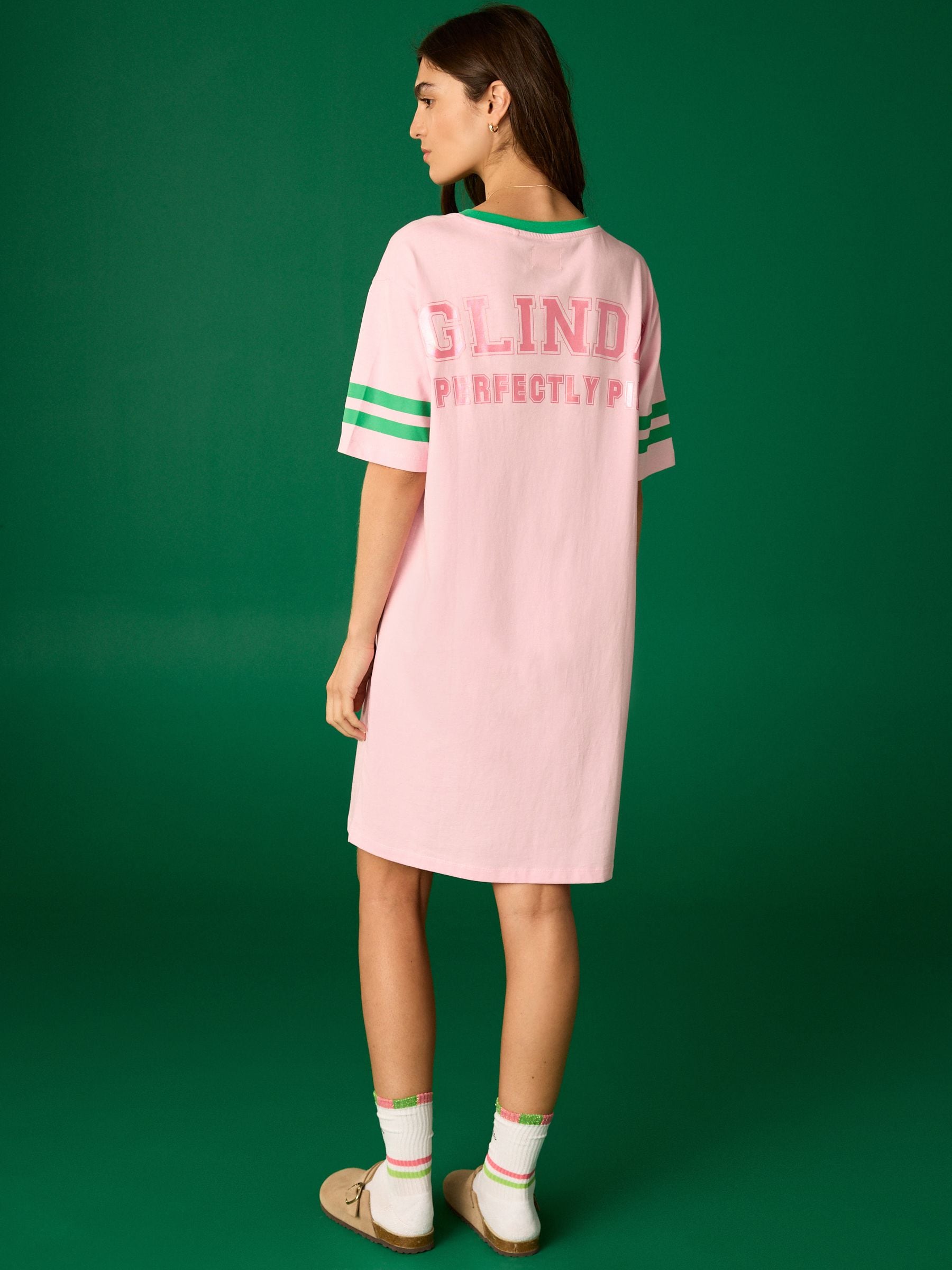 Buy Pink Glinda Wicked 100% Cotton Oversized Night T-Shirt