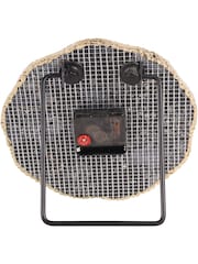 Libra Interiors Smokey Agate Mantel Clock D20cm - Image 4 of 6