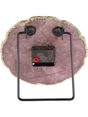 Libra Interiors Dusky Agate Mantel Clock D20cm - Image 4 of 6