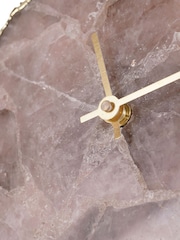Libra Interiors Dusky Agate Mantel Clock D20cm - Image 6 of 6