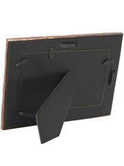 Libra Interiors Rustic Brown Woven Effect Photo Frame - Image 5 of 6