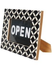 Libra Interiors Black and White Lorna Photo Frame 10x15cm - Image 2 of 5