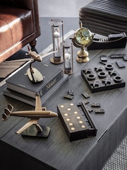 Libra Interiors Black Columbia Wooden Noughts and Crosses Game - Image 2 of 4