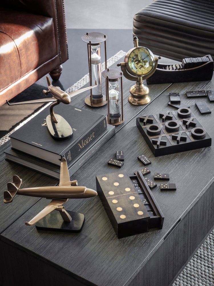 Libra Interiors Black Columbia Wooden Noughts and Crosses Game - Image 2 of 4