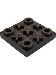 Libra Interiors Black Columbia Wooden Noughts and Crosses Game - Image 3 of 4