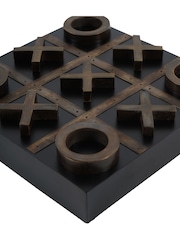 Libra Interiors Black Columbia Wooden Noughts and Crosses Game - Image 4 of 4