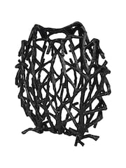 Libra Interiors Black Twig Sculpture Disc Vase - Image 3 of 4