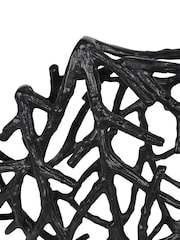 Libra Interiors Black Twig Sculpture Disc Vase - Image 4 of 4