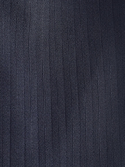 Navy Blue Slim Fit Signature Marzotto Italian Wool Fabric Suit Trousers - Image 8 of 10