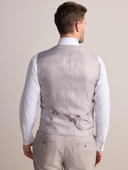 Neutral Signature Empire Mills British Wool Fabric Striped Suit Waistcoat - Image 3 of 8