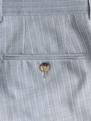 Blue Signature Tailored Fit Striped Suit Trousers - Image 10 of 10