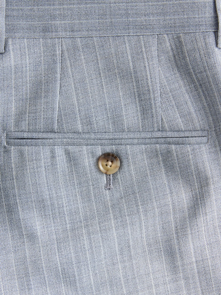 Blue Signature Tailored Fit Striped Suit Trousers - Image 10 of 10