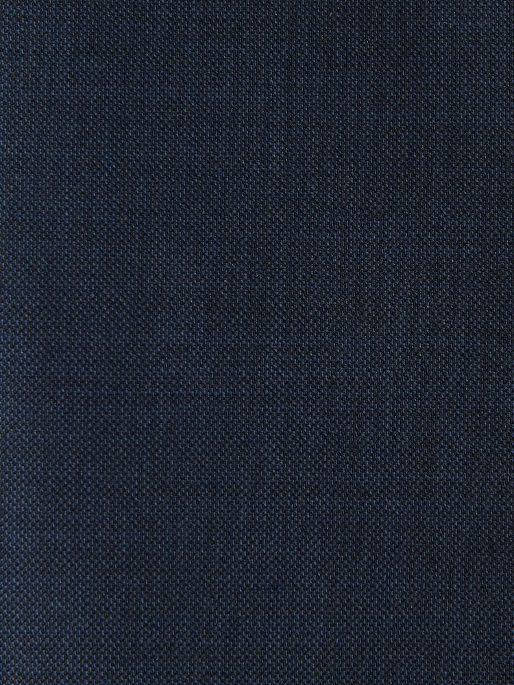marine - Slim Fit Signature Cerutti 100% Wool Italian Fabric Suit Trousers - Image 7 of 9