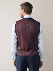 Navy Signature Cerutti Italian Fabric Suit Waistcoat - Image 3 of 7