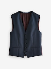 Navy Signature Cerutti Italian Fabric Suit Waistcoat - Image 5 of 7