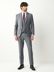 Grey Signature Cerutti Italian Fabric Suit Waistcoat - Image 2 of 9