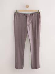Rosa - Slim Fit Signature Cerutti 100% Wool Italian Fabric Suit Trousers - Imagen 5 de 10